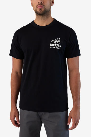 Remera de hombre DICKIES QUALITY SCORPION S/S-BLACK